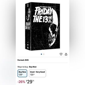 Friday the 13th : The Complete Series 17 Discs